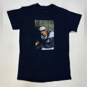 Snoop Dogg Graphic T-shirt Women Small Black Short Sleeve Music